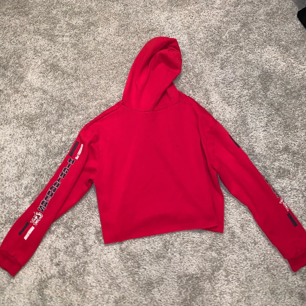 creative apparel juniors red hoodie size XL - Picture 7 of 8
